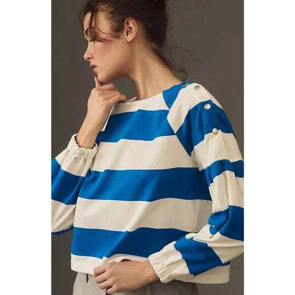 NWT Anthropologie Maeve Sweatshirt - XS - Picture 3 of 4